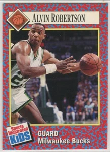 1991 Sports Illustrated for Kids Insert #263 Alvin Robertson Milwaukee Bucks - Picture 1 of 2