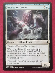 Magic The Gathering BATTLE FOR ZENDIKAR INCUBATOR DRONE devoid card MTG - Picture 1 of 2