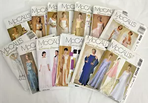 McCall's Evening Elegance Sewing Patterns Lot of 13 Formal Gowns Prom Variety - Picture 1 of 14