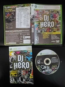 DJ Hero Microsoft Xbox 360 COMPLETE FAST FREE SHIPPING - Picture 1 of 1