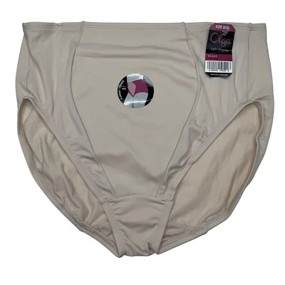 Olga Tummy 碳粉塑形内裤 Hi Cut Brief 23044 光滑塑身衣 1 内裤 — 第 1/4 张图片