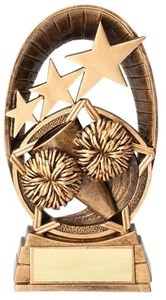 6.5" Cheerleading Trophy Personalized Free - Foto 1 di 2