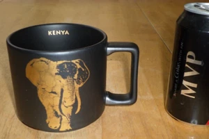 [STARBUCKS COFFEE ] "KENYA", Ceramic Coffee Mug / Cup, [ Jumbo = 14 oz.] VINTAGE - Picture 1 of 8
