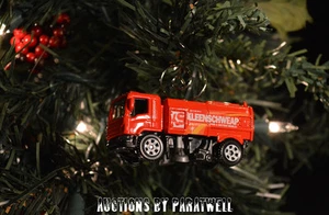Custom Street Sweeper Cleaner Christmas Ornament 1/64th Scale Adorno NEW! - Picture 1 of 7