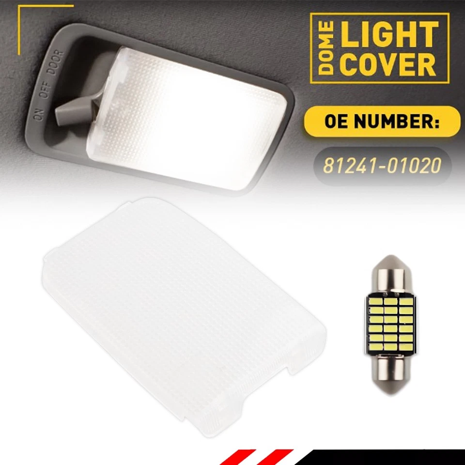 Lente de luz domo interior con LED para Toyota Celica Corolla Tercel RAV4 Foto 1 de 4