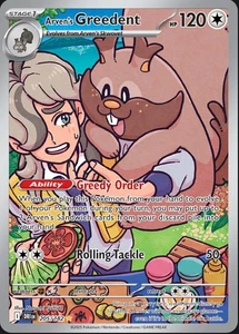 Pokemon Juego de Cartas Coleccionables Arven's Greedent 205/182 Sv10: Destined Rivals Holo - Imagen 1 de 1