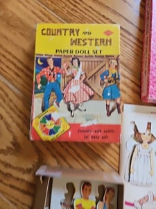 VINTAGE COUNTRY WESTERN PAPER DOLL SET by BUILT RITE And The Ginghams Paper Doll - Picture 1 of 7