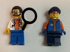 2 LEGO City 60036 Minifigure Arctic Base Camp Research Assistant Scientist - Picture 1 of 7