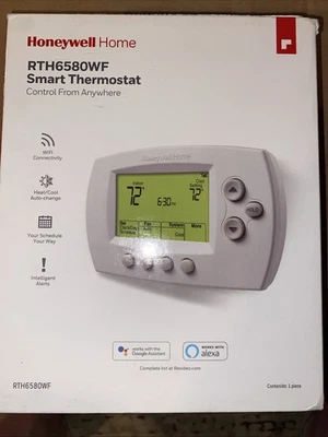 Honeywell RTH6580WF Wi-Fi Smart Thermostat Open Box - Image 1 of 4