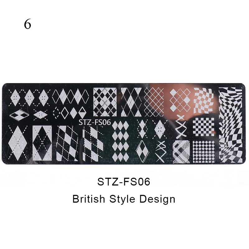 Тарелки для нейл-арта штамповка дизайн ногтей многоразовые трафареты шаблон для всех G - Изображение 1 из 4