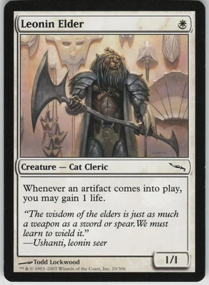 Leonin Elder C Mirrodin 10 NM - Image 1 of 2