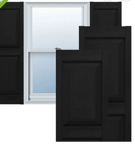 Lifetime Vinyl Shutters – Maintenance-Free Exterior Window Pair /Ekena Millwork - Picture 1 of 1