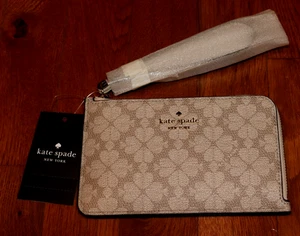 BNWT Kate Spade New York Lucy Spade Flower Small Card Holder Wristlet MSRP $129! - Picture 1 of 9