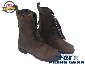Roland Sands Design Cajon Boot Womens Sz 9 Brown Leather- 521681 - Picture 1 of 9
