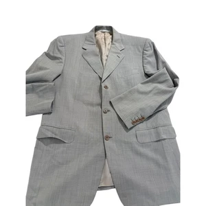 Canali Men's tan Wool Blazer Made in Italy Classic Fit 3 Button Formal Jacket 44 - Picture 1 of 13