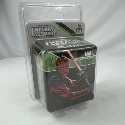 Star Wars Imperial Assault - Villain Pack - MAUL SEEKER OF VENGEANCE - Sealed - Image 1 of 4
