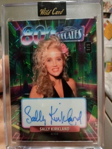 Sally Kirkland 2024 Wild Card Décadas Años 80 Auto 1/1 Actriz en Anna Fatal Games - Imagen 1 de 2