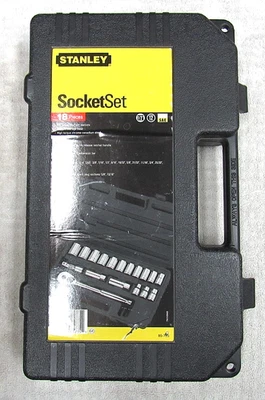 Stanley 85-735 18 Piece 1/2-Inch Drive SAE Socket Set EXCELLENT CONDITION - Image 1 of 4