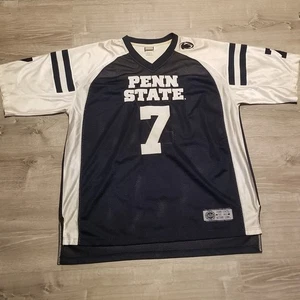 Vintage Foot Locker NCAA Penn State Football Jersey Mens XXL Blue White #7 - Picture 1 of 4