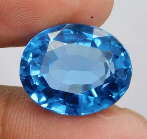Gema suelta corte ovalado espinela azul cobalto natural 22,15 quilates Sri Lanka CERTIFICADA - Imagen 1 de 12