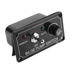 12V DC LED Indicator Bilge Pump Switch Panel Manual / Off / Auto Auto For Boat - Picture 1 of 7