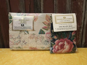 Cannon Royal Family Floral Twin Sheet and Pillow Sham Set New In Package - Picture 1 of 12