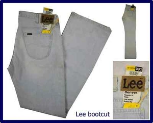 Jeans Uomo Lee Zampa Bootcut Svasati 52 w38 Chiari 5 Tasche Denim Cotone Denver - Foto 1 di 10