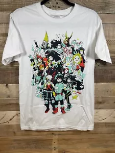 Funimation My Hero Academia T-Shirt Herren (S) Weiß Kurzarm Small Tee Oberteil - Bild 1 von 5