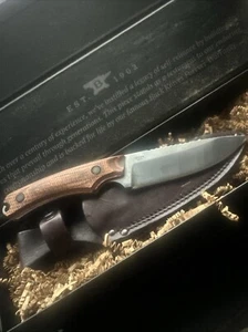 Buck 663 Alpha Guide Pro S35VN Flat Ground Blade Walnut Handle Made In U.S.A. - Picture 1 of 3