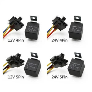 4 5 Pin 4P 5P 40A wasserdichtes Kfz-Relais Autorelais Langlebige 12V/24V-Relais - Bild 1 von 10