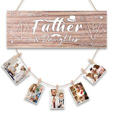 Dad Gifts from Daughter Son Hanging Picture Frame for Father's Day Gift, Phot...
