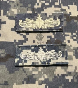 US Navy Surface Warfare Badges (2) Sew-On NWU Type I USN - Bild 1 von 3