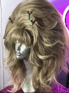 New Pamela Anderson Barbed Wire Wig drag sexy halloween stacked teased Baywatch