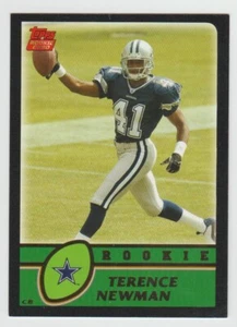 TERENCE NEWMAN Cowboys 2003 Topps BLACK #383 SP RC #150/150 Bookends 1/1 1-of-1 - Picture 1 of 2
