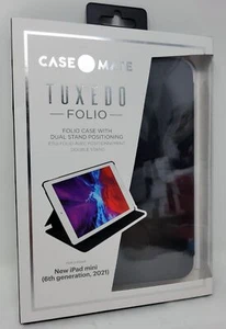 Case-Mate Tuxedo Folio Case for iPad Mini 6th Gen, 2021 w/ Dual Stand - Picture 1 of 3