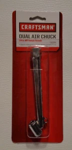 CRAFTSMAN DUAL AIR CHUCK TOOL 1/4 IN NPT FEMALE THREADS 16386 TIRE INFLATOR NEW - Picture 1 of 2