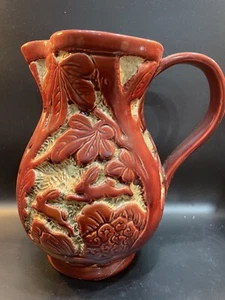 Vintage Beswick 676 rot glasierter Wasserkrug / Krug um 1936. - Bild 1 von 10