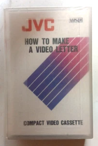 Vintage JVC HOW TO MAKE A VIDEO LETTER VHSC Compact Video Cassette Tape - NEW - Picture 1 of 7