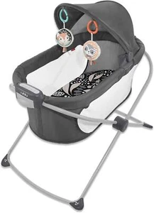 Fisher-Price Baby Crib Soothing View Portable Bassinet Foldable Bedside - Picture 1 of 6