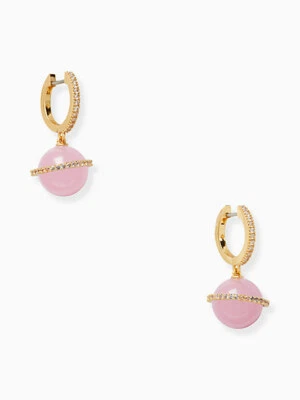 Pendientes Huggies Kate Spade New York On the Rocks Rosa Nuevos con Etiquetas Nuevos con Etiquetas Foto 1 de 3