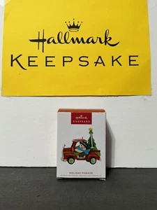 2023 Hallmark Holiday Parade Nello's Music Shop Truck records snowman Ornament - Picture 1 of 3