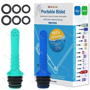 Set bidet da viaggio spray manuale portatile igiene lavaggio lavaggio igiene confezione da 2 pezzi - Foto 1 di 13