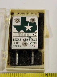 7189KHz (7,189 MHz) Vintage 40 metrów Początkujący kryształ szynki firmy Texas Crystals - Zdjęcie 1 z 1