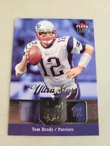 Fleer Ultra Tom Brady 2007 inserto Ultra Stars #US-BR Patriots - Imagen 1 de 2