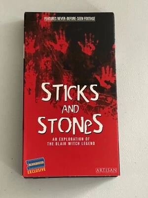Sticks and Stones An Exploration of The Blair Witch Legend VHS 1999 Blockbuster - Image 1 of 4