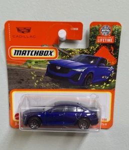 2024 Matchox 2021 Cadillac CT5-V Metallic Blue 37/100 Short Card New - Picture 1 of 3