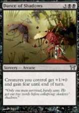 DANCE OF SHADOWS FOIL Champions of Kamigawa MTG Magic Cards DJMagic