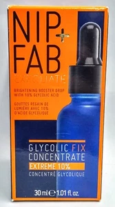 Nip + Fab Exfoliate / Brightening Booster Drop / Glycolic Fix Concentrate / NEW - Picture 1 of 3