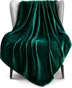 Exclusivo Mezcla Extra Large Fleece Throw Blanket for Couch, Sofa, 300GSM Super - Picture 1 of 12