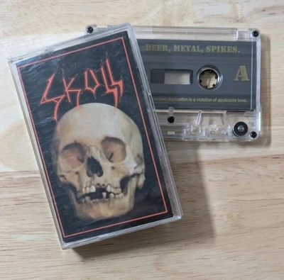 Skull – Beer Metal Spikes Cassette Tape Limited Edition Numbered – TR.03. - Image 1 of 4